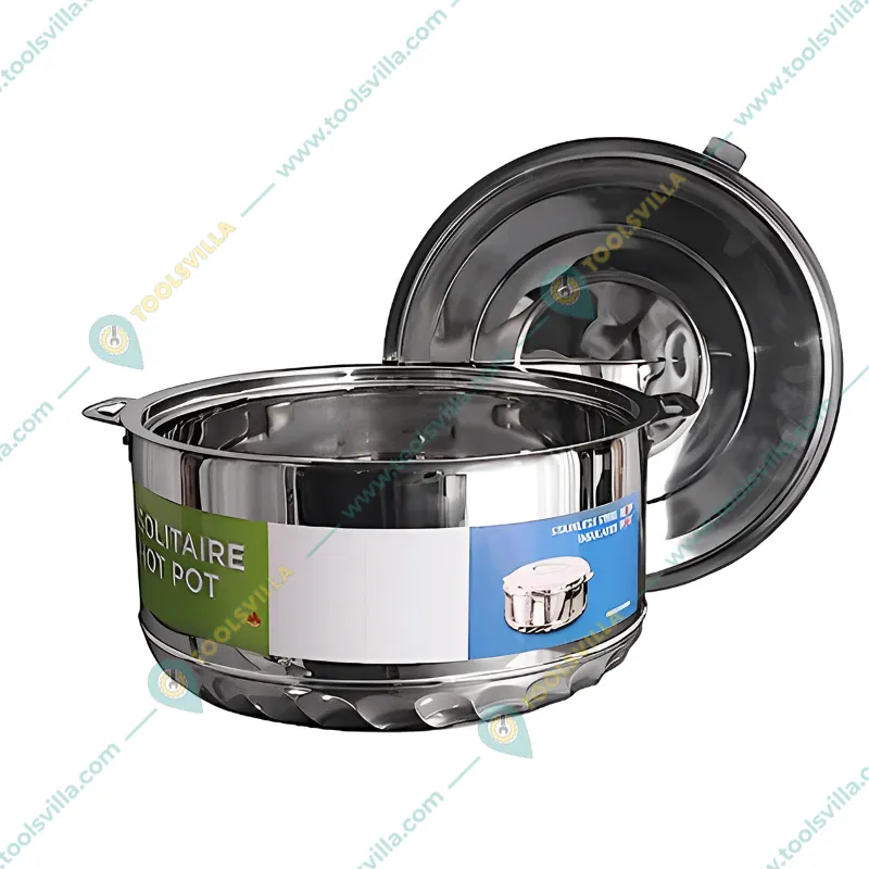 Premium Quality Stainless Steel Casserole/ Hotpot, 20 Lts Capacity